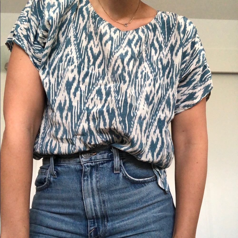 Silk top great for everyday.